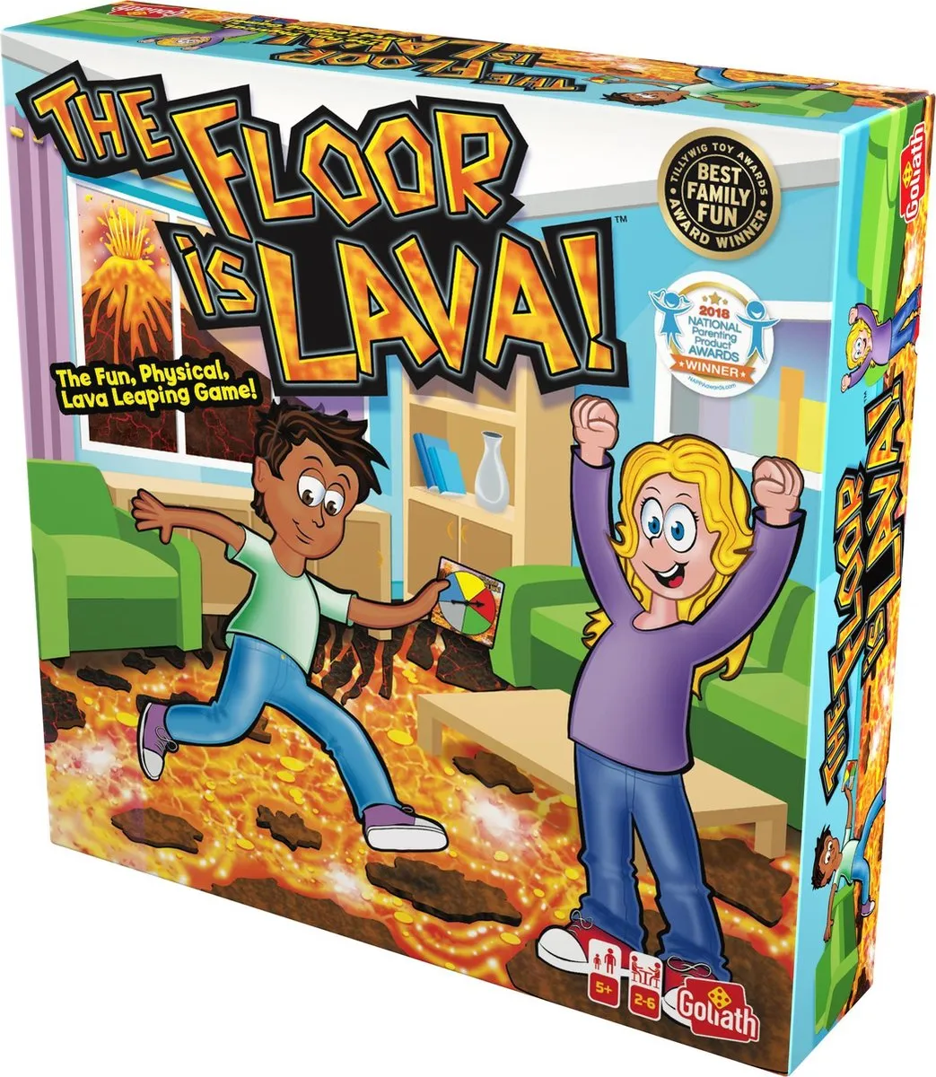 Goliath The Floor is Lava Actiespel - 25 Platformen & 27 Kaarten
