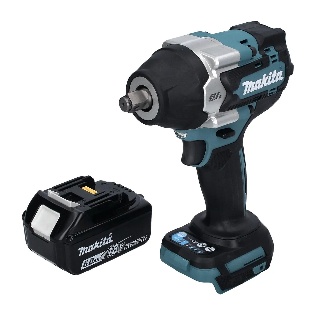 Makita DTW 700G1 Slagmoersleutel 18V 700Nm - Borstelloos - afbeelding 2 van 6