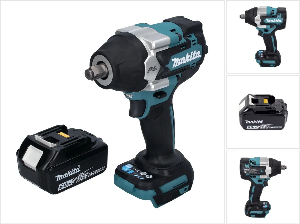 Makita DTW 700G1 Slagmoersleutel 18V 700Nm