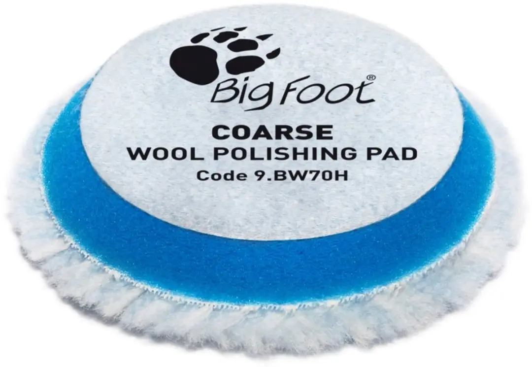 Rupes Coarse Nano Wollen Polijstpad 50-65mm - 4 Stuks