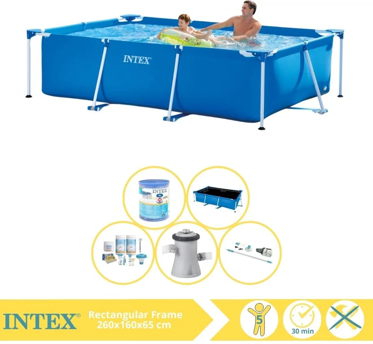 Intex 28271NP Opzetzwembad 260x160x65cm