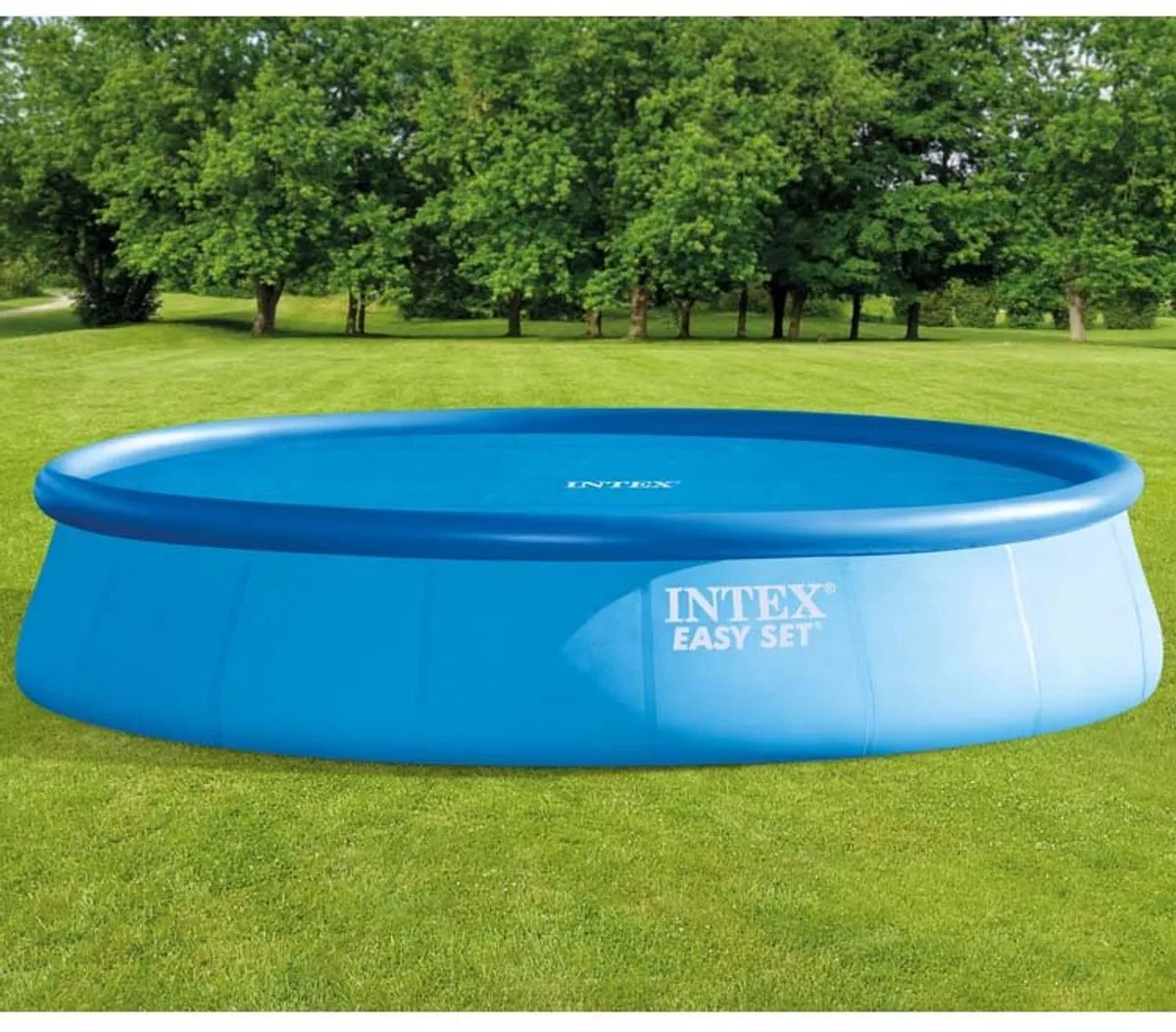 Intex 18FT Zwembadcover - 549cm Blauw