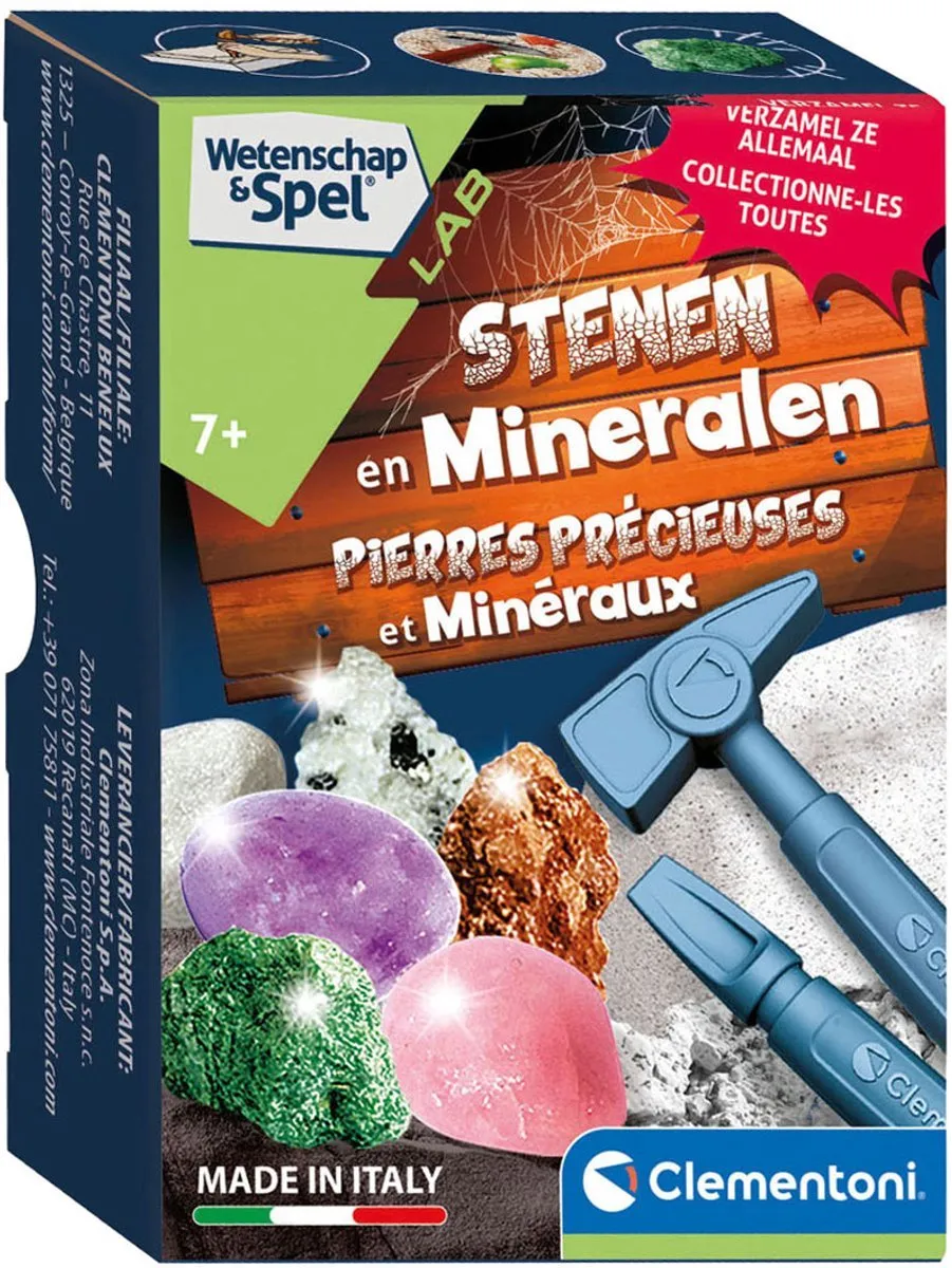 Clementoni Stenen en Mineralen Zoekset