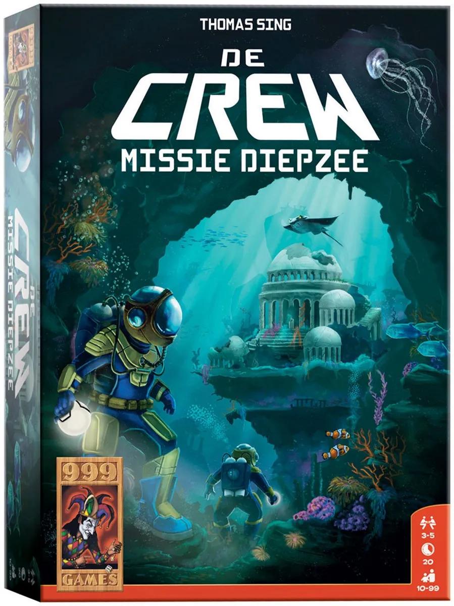 999 Games De Crew Missie Diepzee Uitbreiding - Kaartspel - 30 Missies