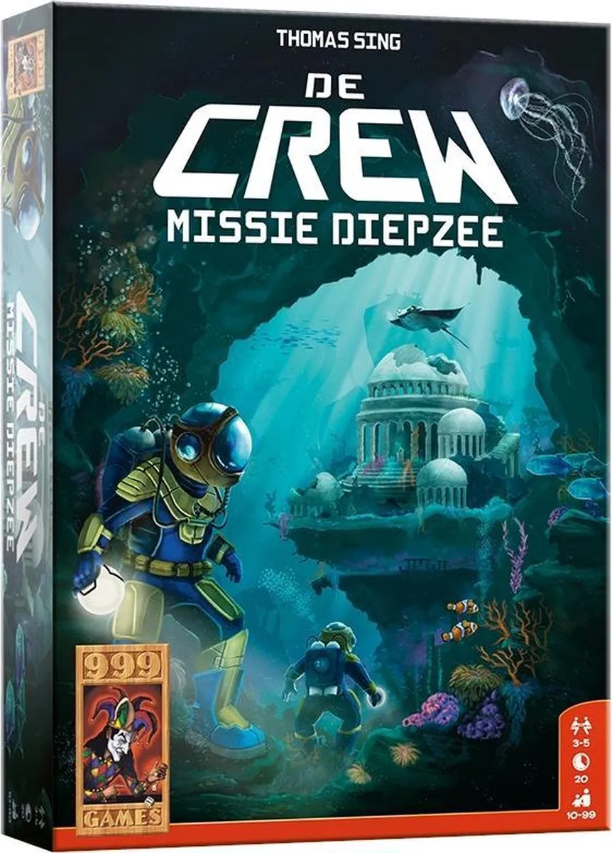 999 Games De Crew Missie Diepzee Uitbreiding - Kaartspel - 30 Missies