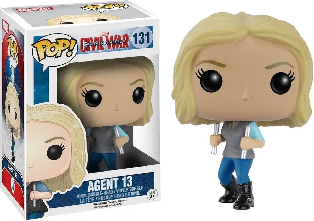 Funko POP Marvel Agent 13 Bobble Head 131 - Multicolours