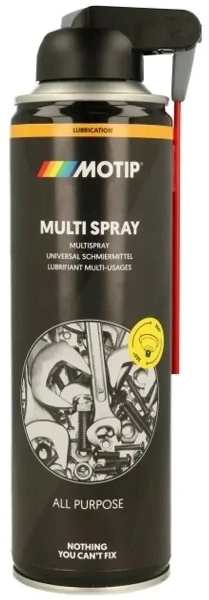 Motip Technical Multispray 400ml - Zwart