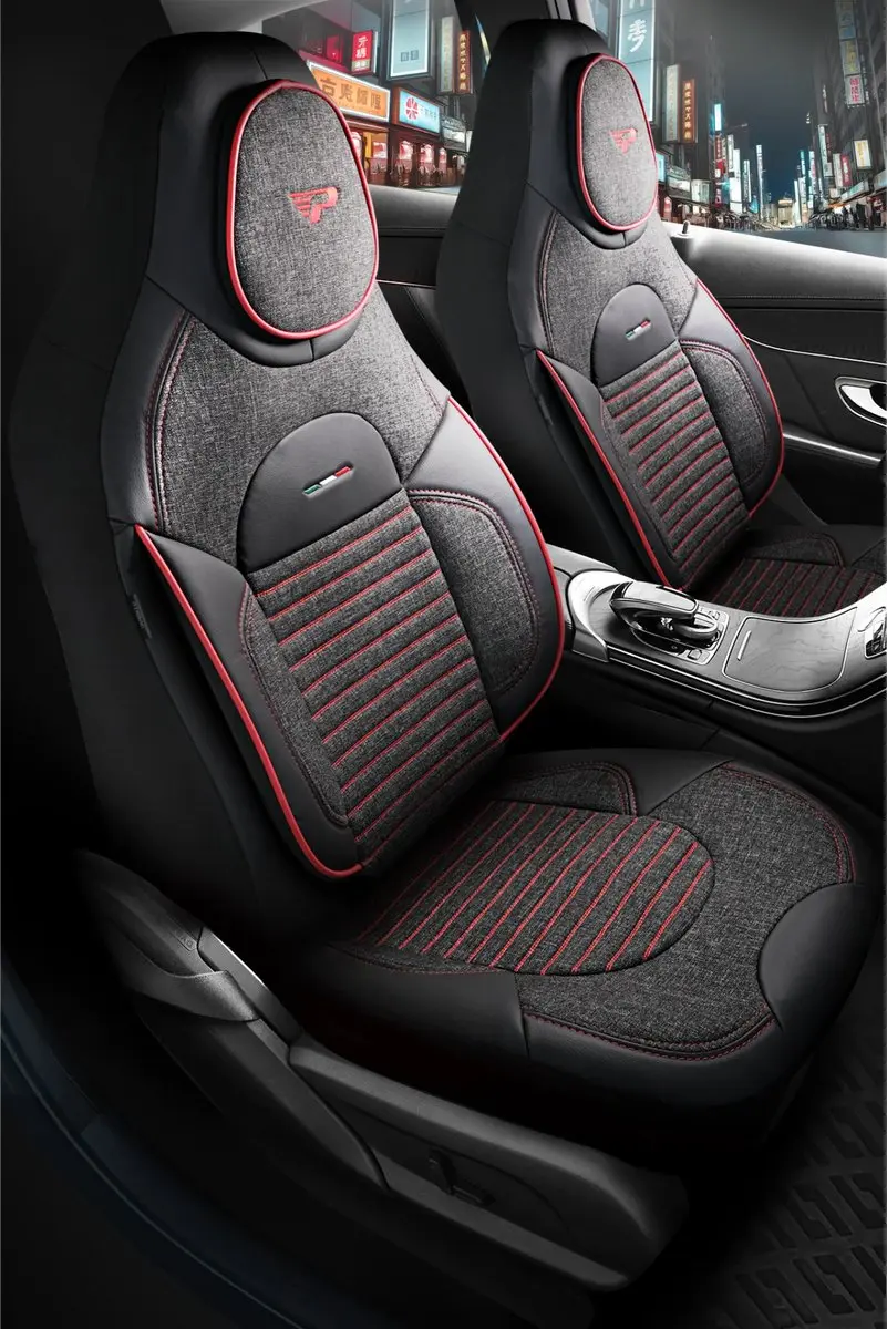 Panda Enzo Autostoelhoezen Hyundai i20 2014-2020 - Rood