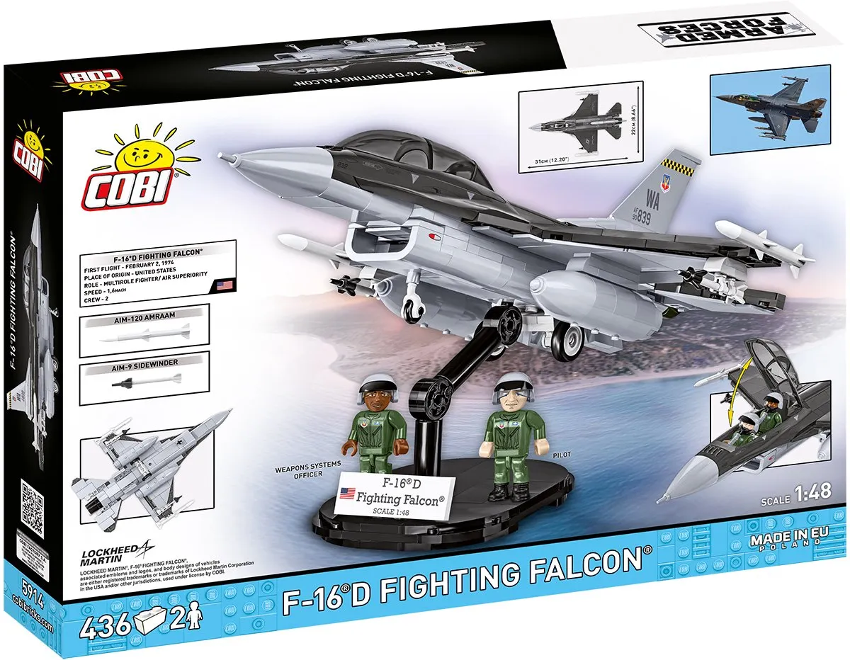 Cobi 5914 F-16C Falcon - 438 Stukken