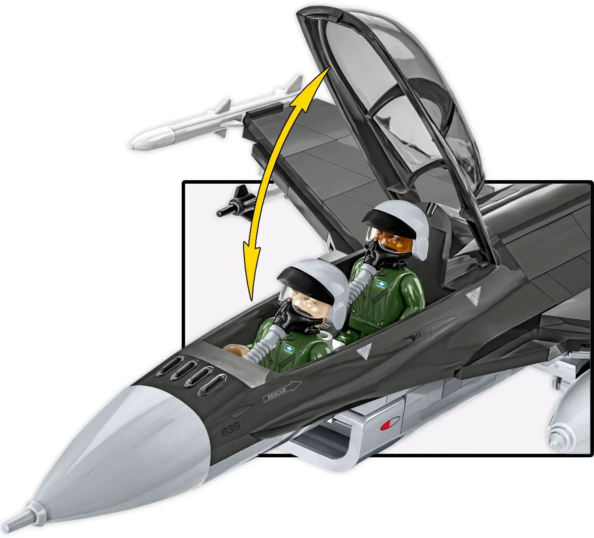 Cobi 5914 F-16C Falcon - 438 Stukken
