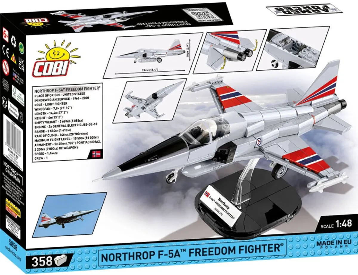 Cobi Northrop F-5E Tiger II COBI-5858 - 358 Onderdelen - Meerkleurig