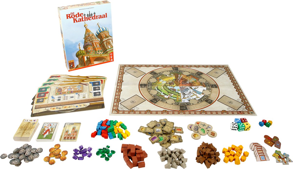 999 Games - De Rode Kathedraal - Bordspel - Strategisch -