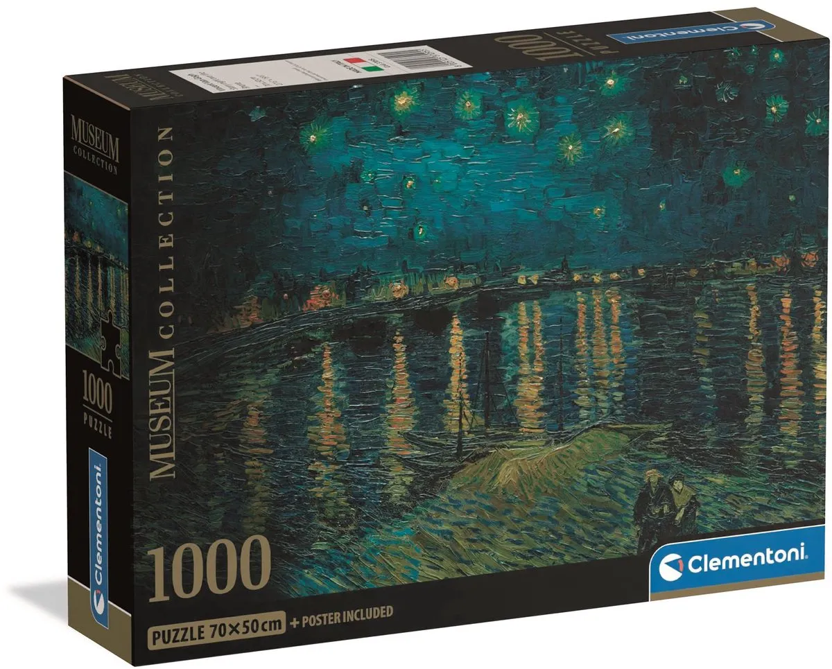 Clementoni Sterrennacht Van Gogh Puzzel 1000 Stuks