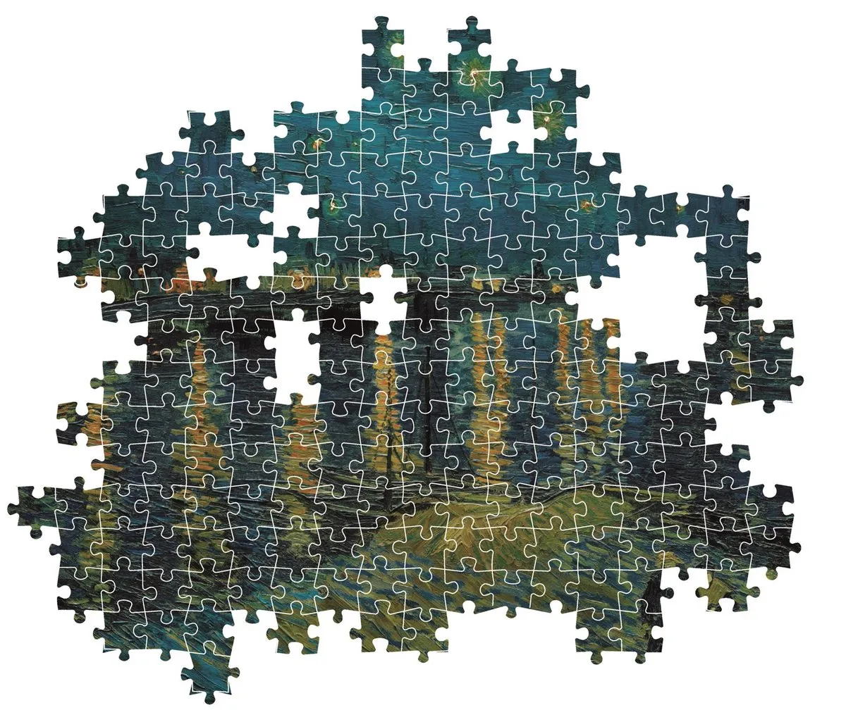 Clementoni Sterrennacht Van Gogh Puzzel 1000 Stuks - Multikleur - afbeelding 6 van 6