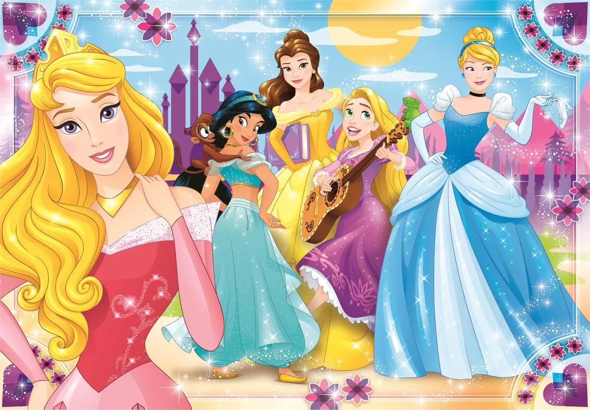 Clementoni Disney Princess Maxi Puzzel 200 Stuks - Multicolor
