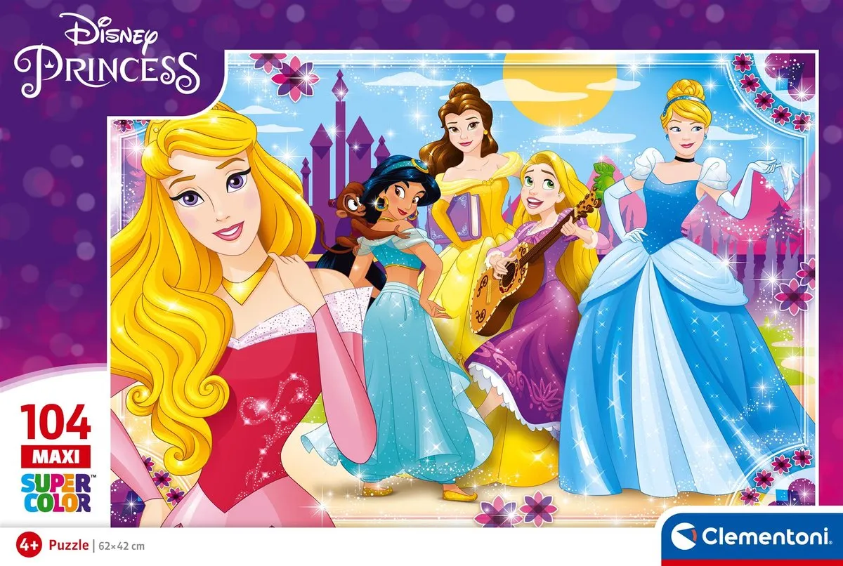 Clementoni Disney Princess Maxi Puzzel 200 Stuks - Multicolor