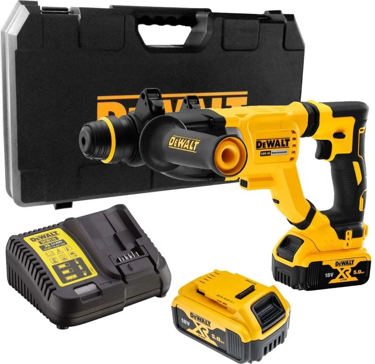 DeWalt DCH263P2 Combihamer SDS+ 18V - 2x 5.0Ah - 28mm Beton