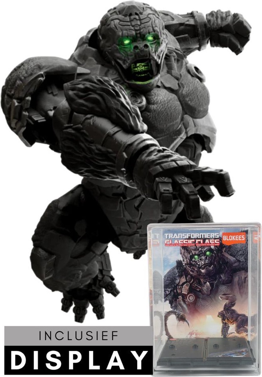 Blokees - Transformers One Primal Beast incl display box | Rise of the Beast | Auto bots modelbouw | Action figure modelkit | Speelgoed bouwpakketten voor volwassenen & kinderen | War for Cybertron