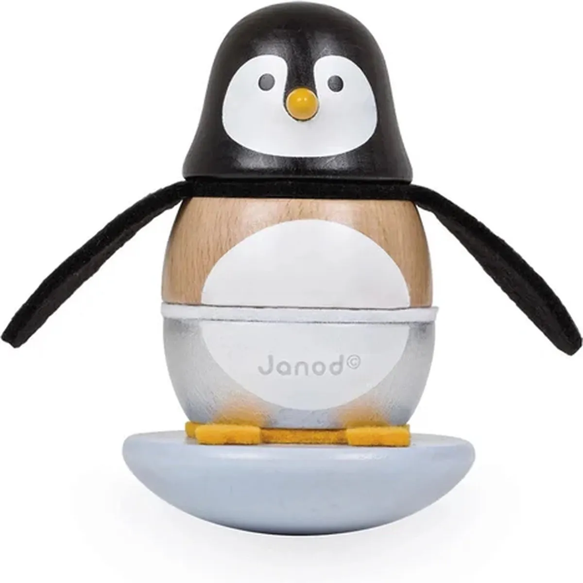 Janod Zigolos Stapeltuimelaar Pinguïn - 7-delig - Multi - afbeelding 6 van 6
