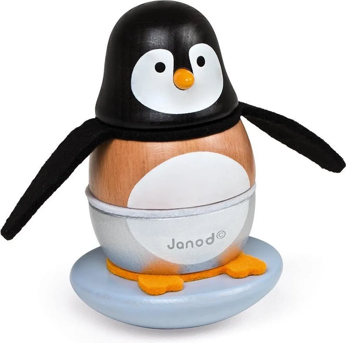 Janod Zigolos Stapeltuimelaar Pinguïn - 7-delig - Multi