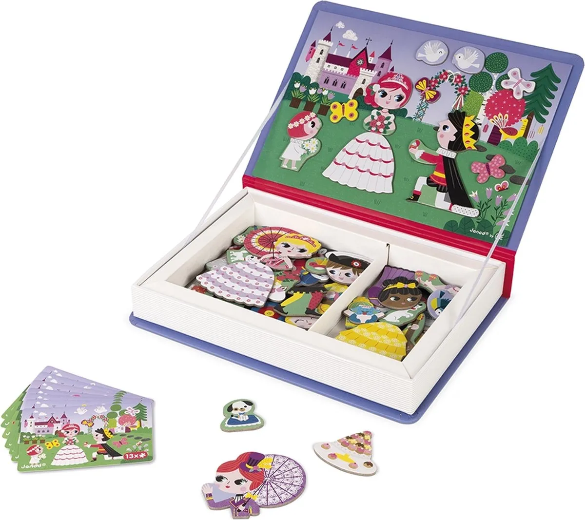 Janod Magnetibook Prinsessen 02725 - 55 Magneten - afbeelding 6 van 6