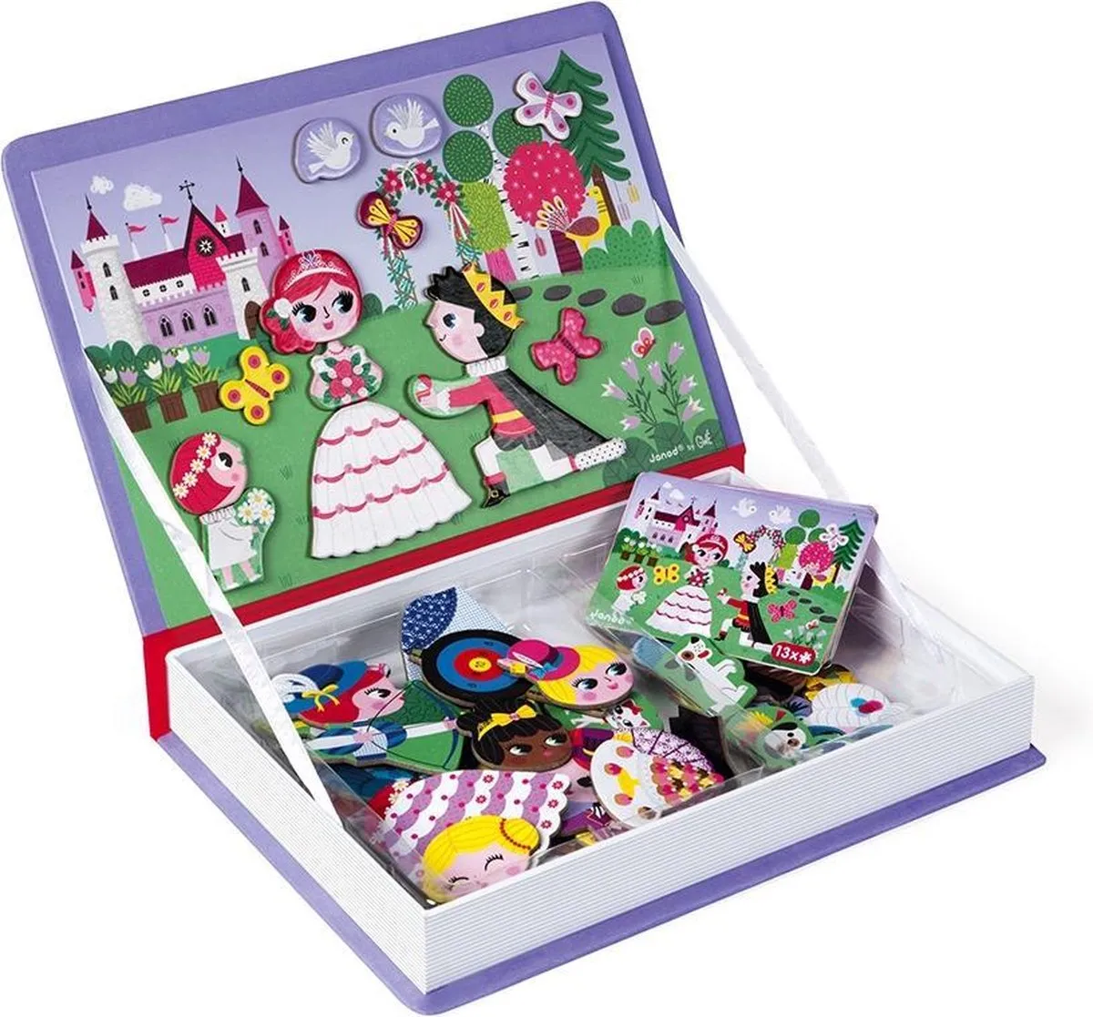 Janod Magnetibook Prinsessen 02725 - 55 Magneten