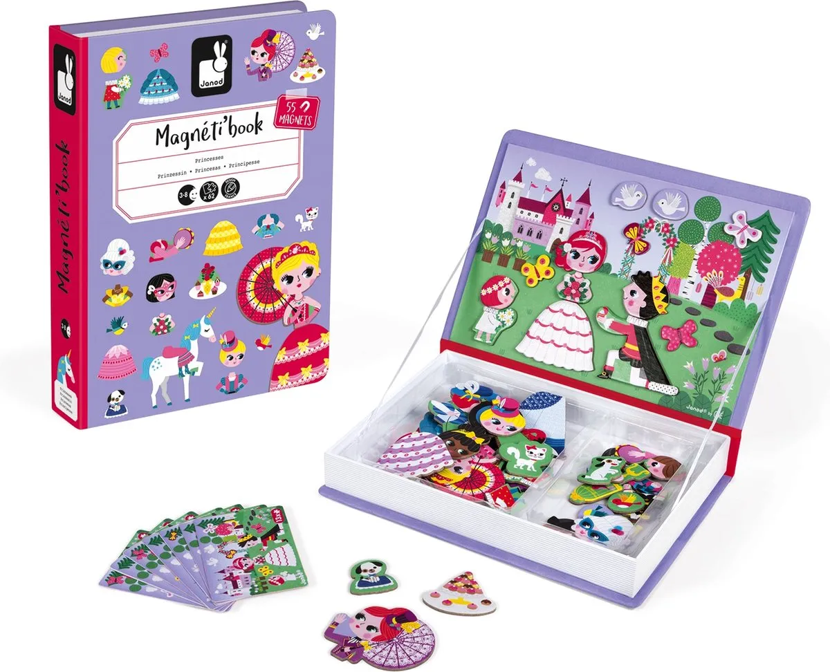 Janod Magnetibook Prinsessen 02725