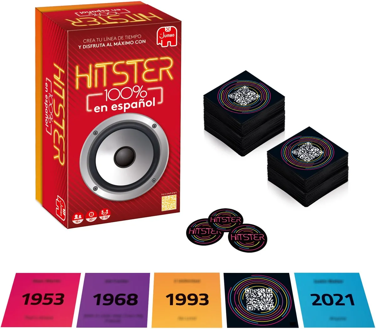 Jumbo Hitster Bordspel - 10 Spelers - 30 min