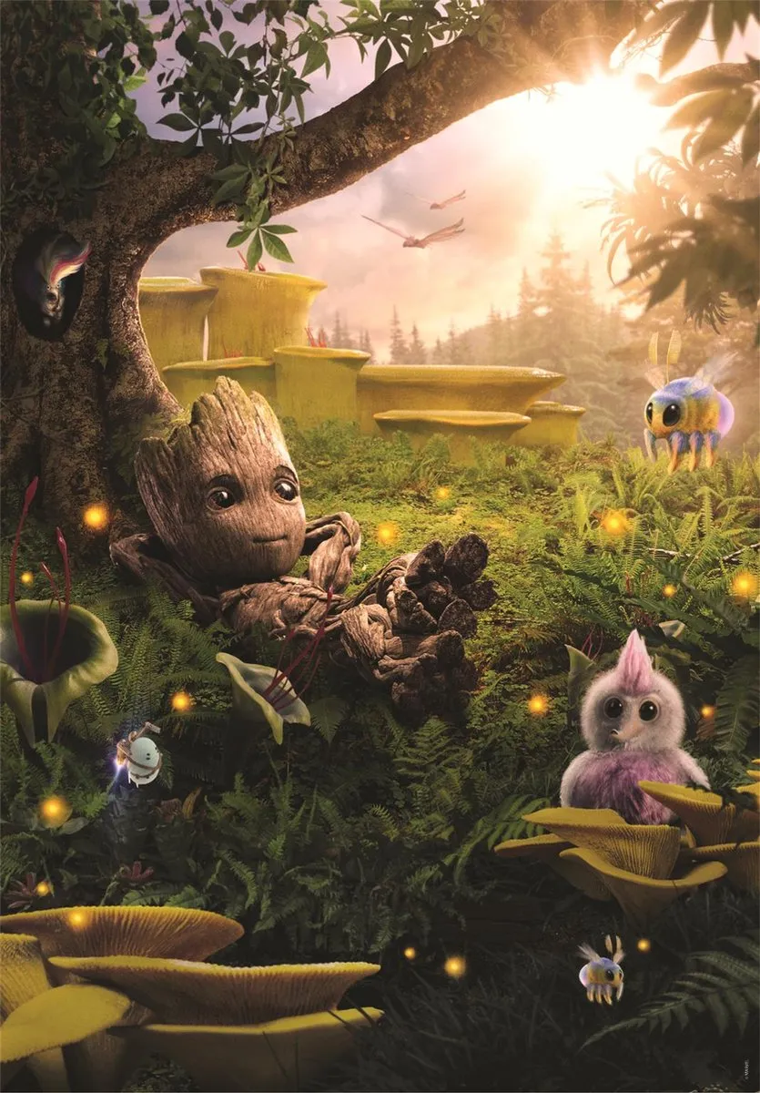 Clementoni Super Marvel I Am Groot Puzzel 300 Stukjes - Multicolor