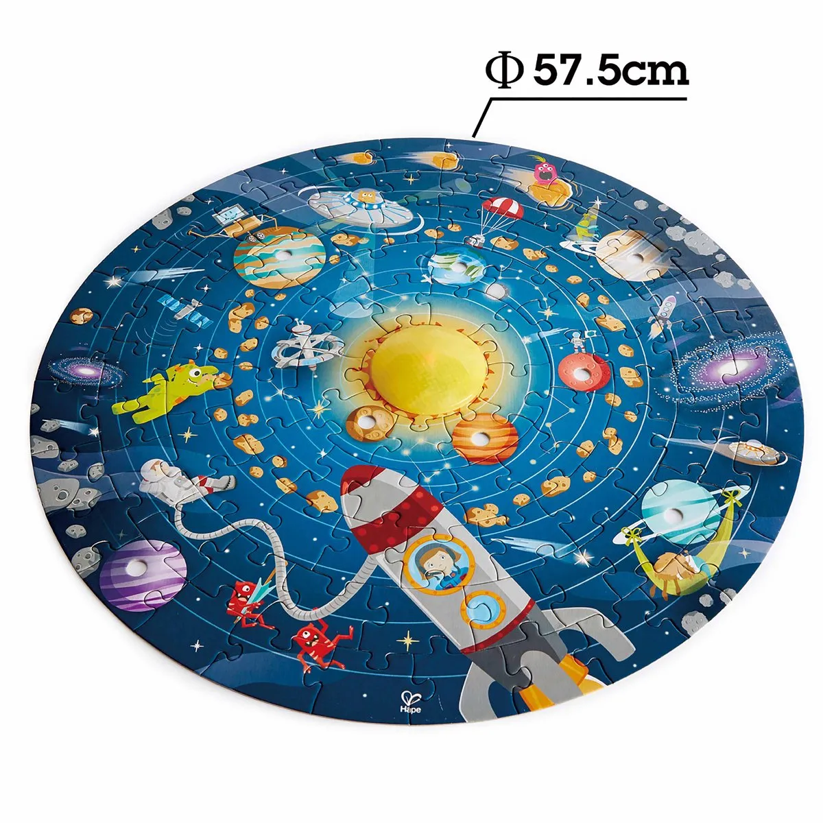 Hape Zonnestelsel Puzzel 93 Stuks