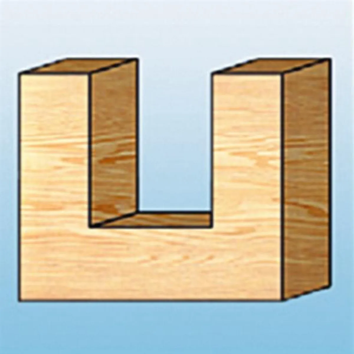 Makita D-10453 Groeffrees 22x35mm - Hardmetaal/Hout