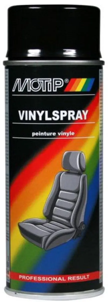 MoTip Vinyl spray 400ml - ZWART
