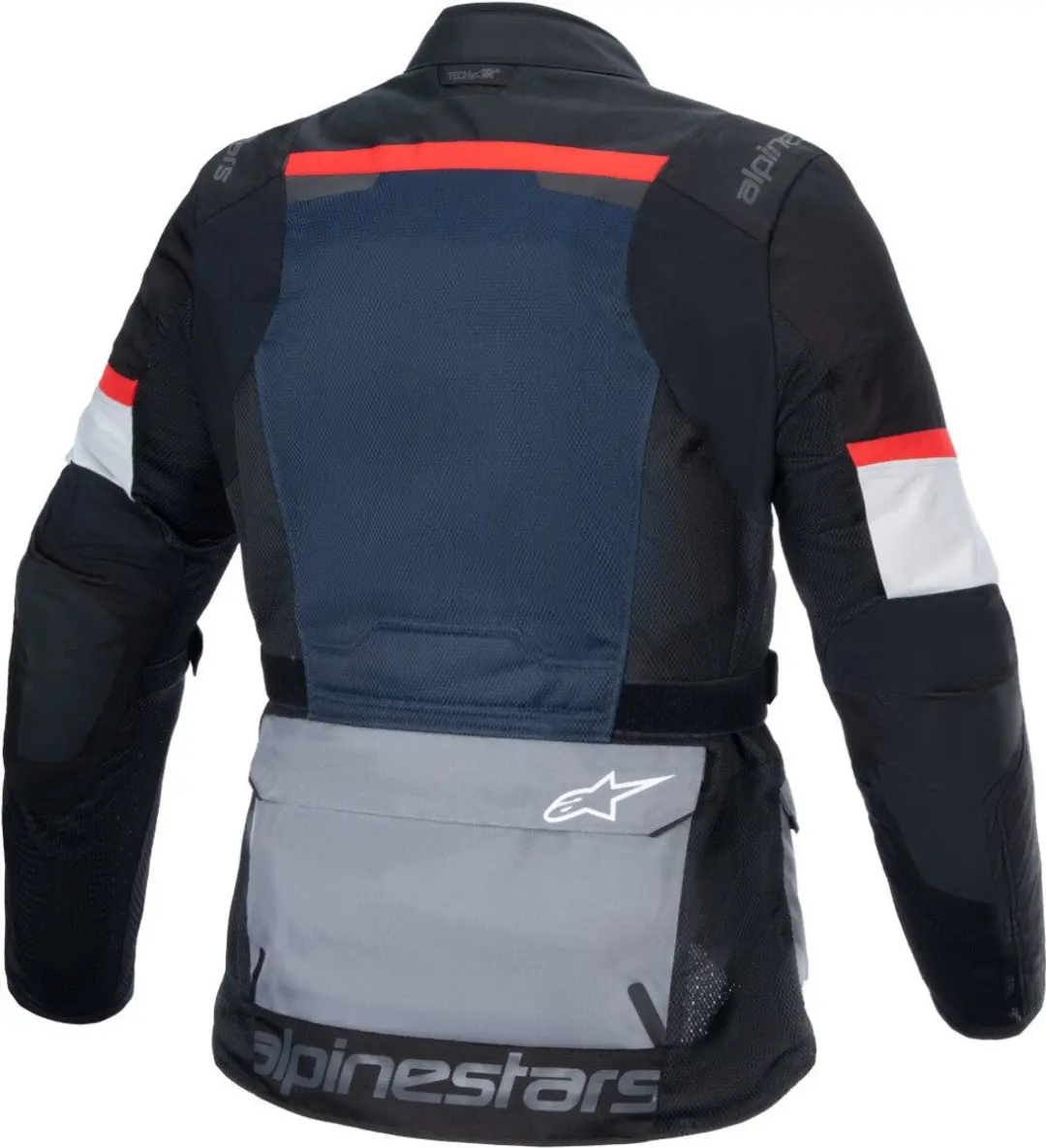 Alpinestars Andes Air Drystar Jas - Diepblauw/Zwart/IJsgrijs - Maat L