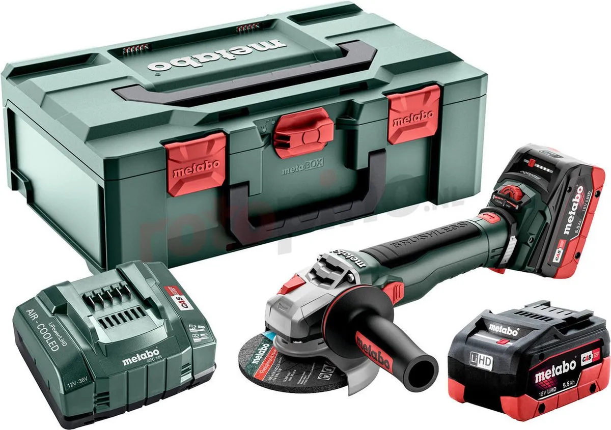 Metabo WVB 18 LT BL Haakse Accuslijper 125mm - 18V