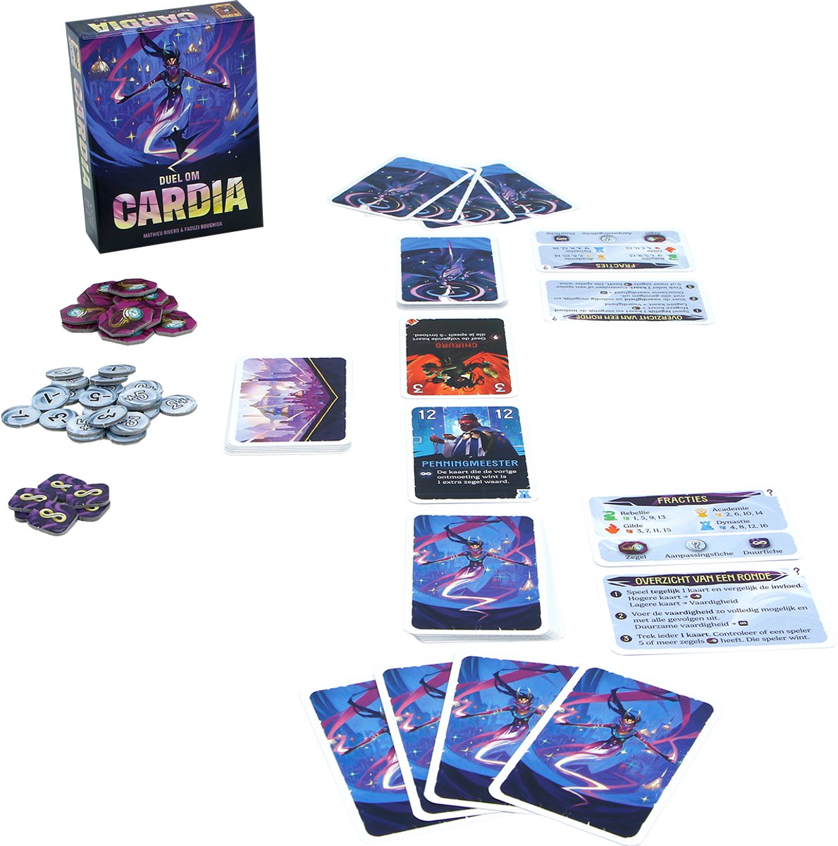 999 Games Cardia kaartspel - tweepersoons kaartspel vol bluf, tactiek en wijsheid!