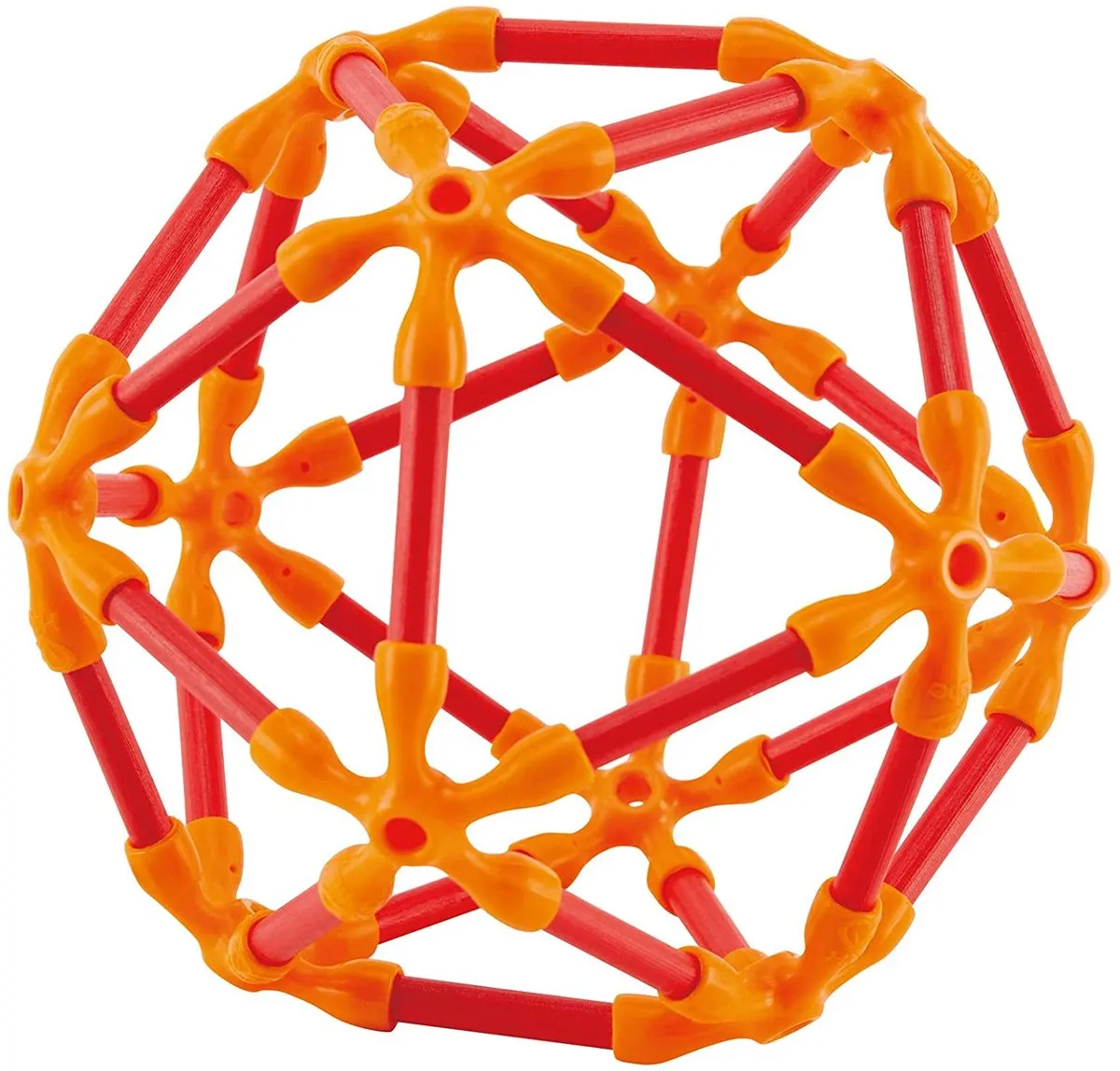 Hape Flexistix - Bamboe & Silicoon 66 Stuks - Rood