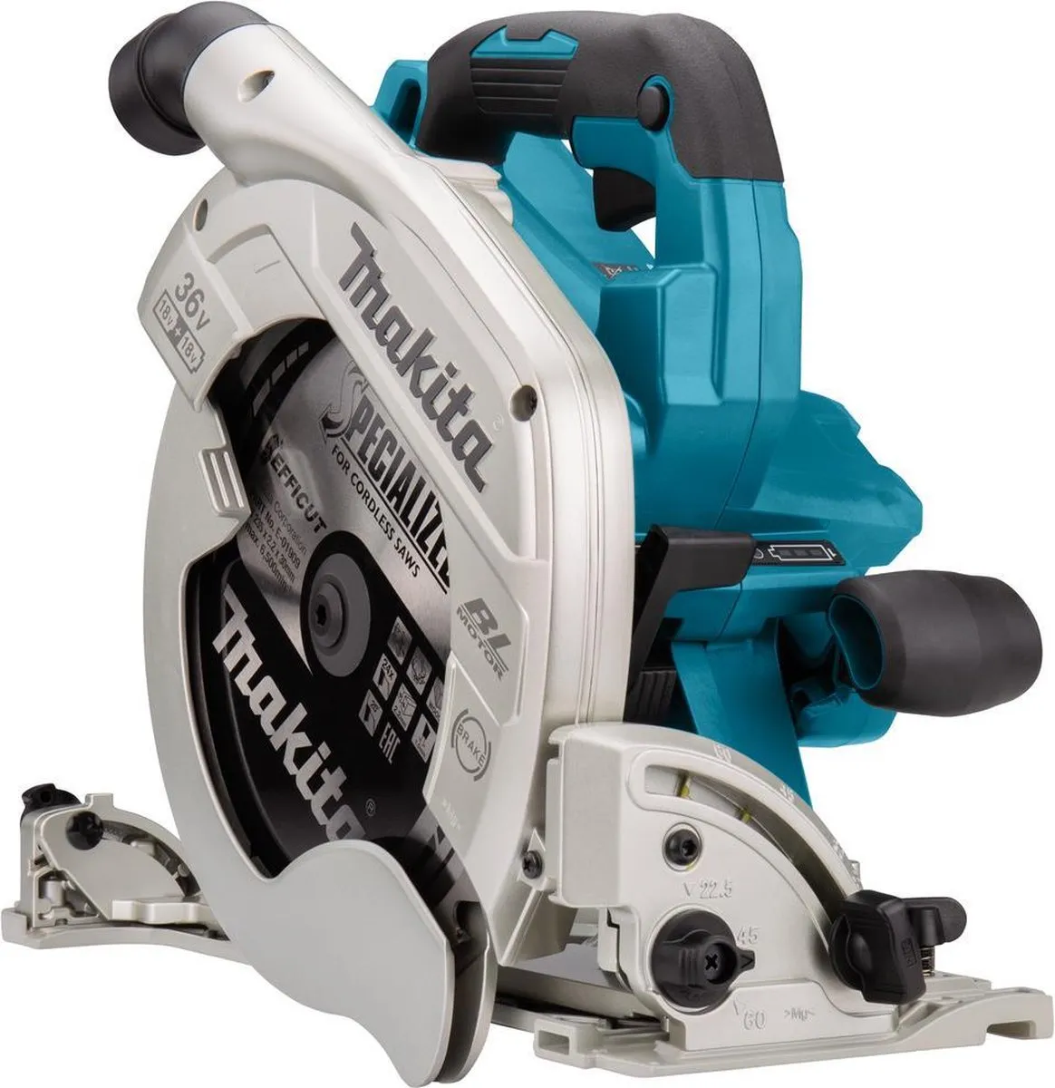 Makita DHS900PT2 Accu Cirkelzaag 36V - 2x 5.0Ah - Koffer