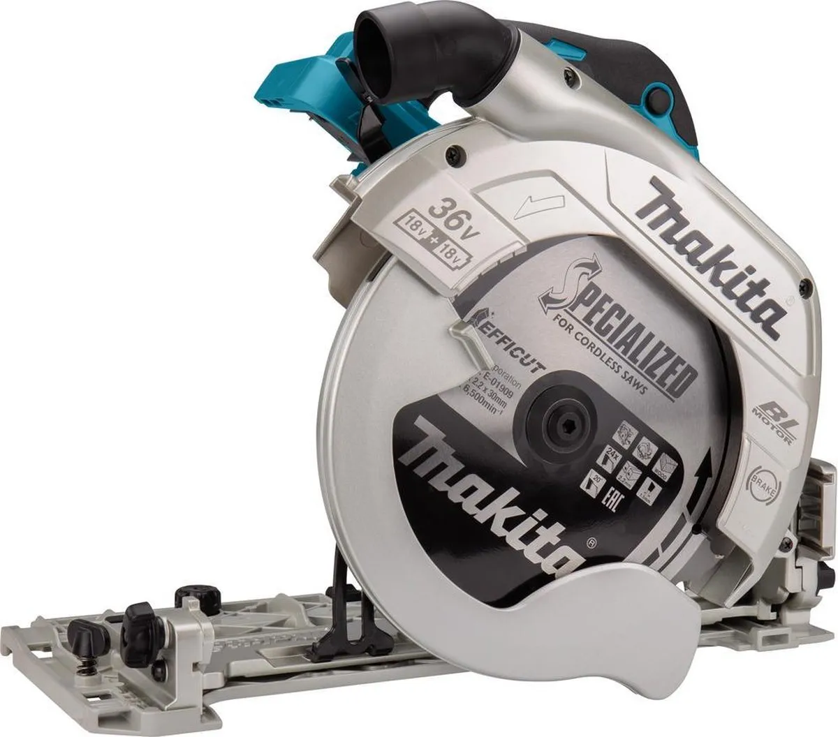 Makita DHS900PT2 Accu Cirkelzaag 36V - 2x 5.0Ah - Koffer