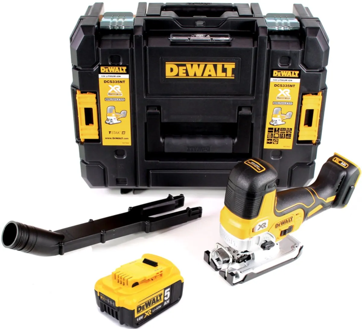 DeWalt DCS 335 NT Accudecoupeerzaag 18V - 1000 r/min - met 5.0Ah accu - afbeelding 2 van 5