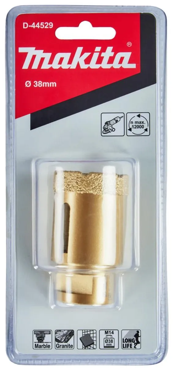Makita D-44529 Diamantboor 38mm M14 - Hout