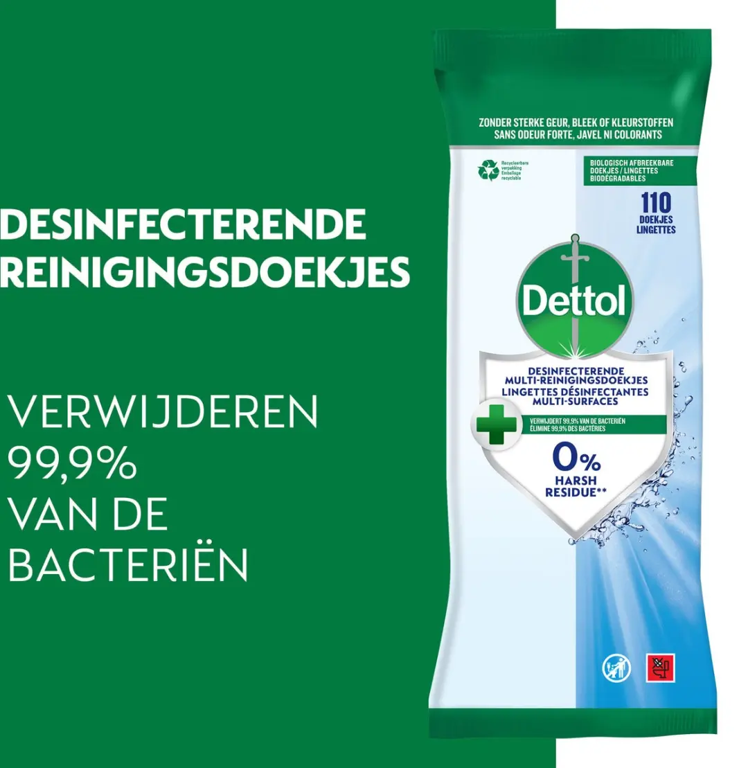 Dettol Hygiënische Doekjes 330 Stuks (3x110)
