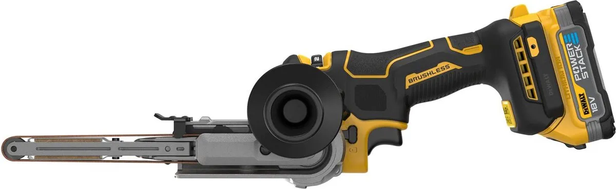 DeWalt DCM200E2T Stripschuurmachine 18V XR - 2x Powerstack 1.7Ah
