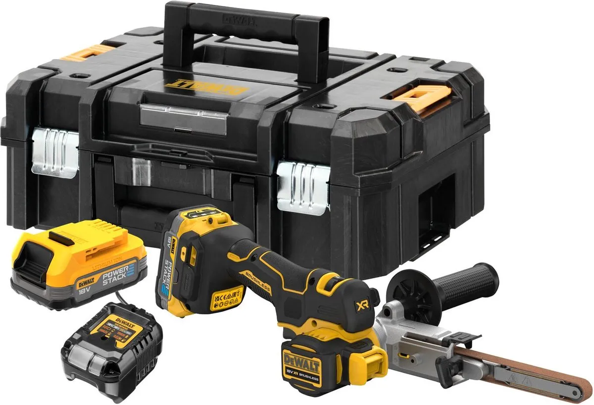 DeWalt DCM200E2T Stripschuurmachine 18V XR