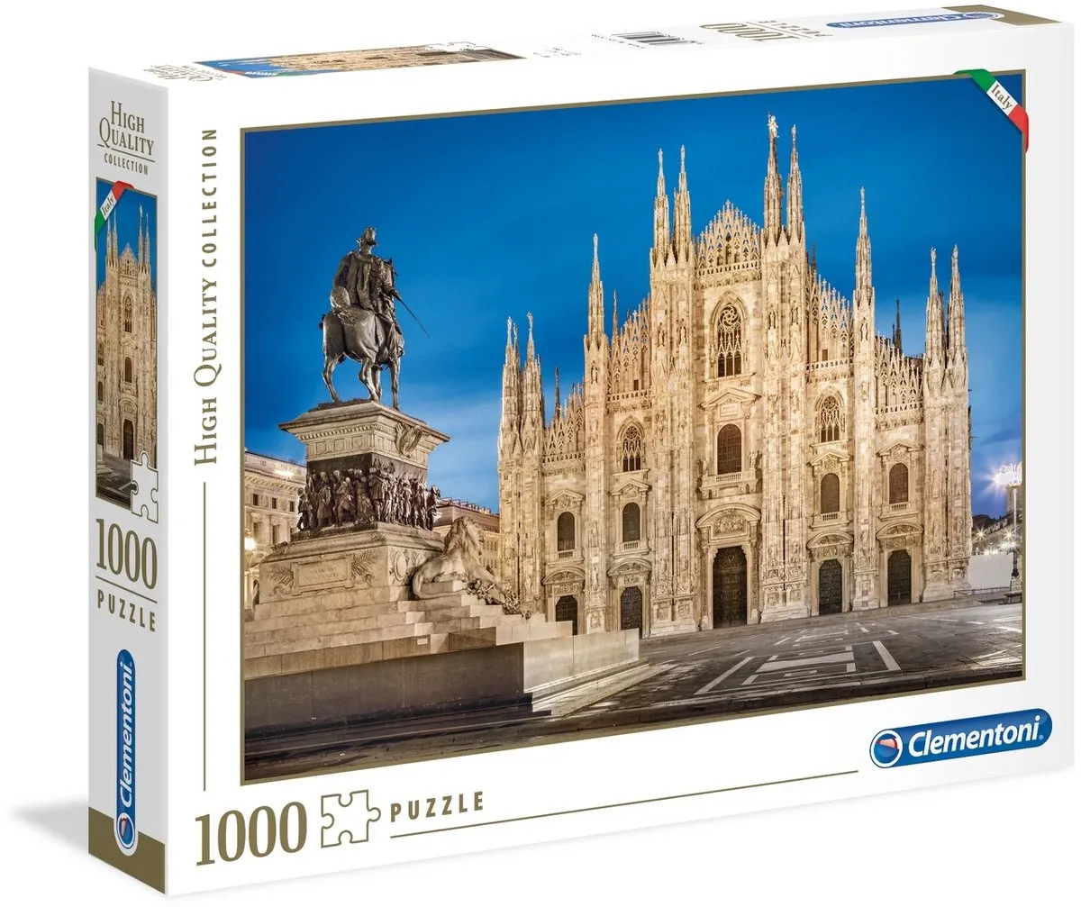 Clementoni Duomo de Kathedraal van Milaan Puzzel 1000 Stuks