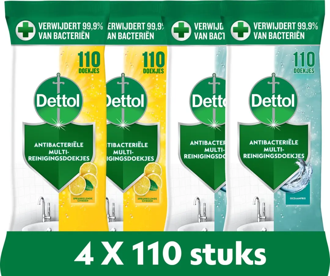 Dettol Doekjes Citrus Oceaan 110st