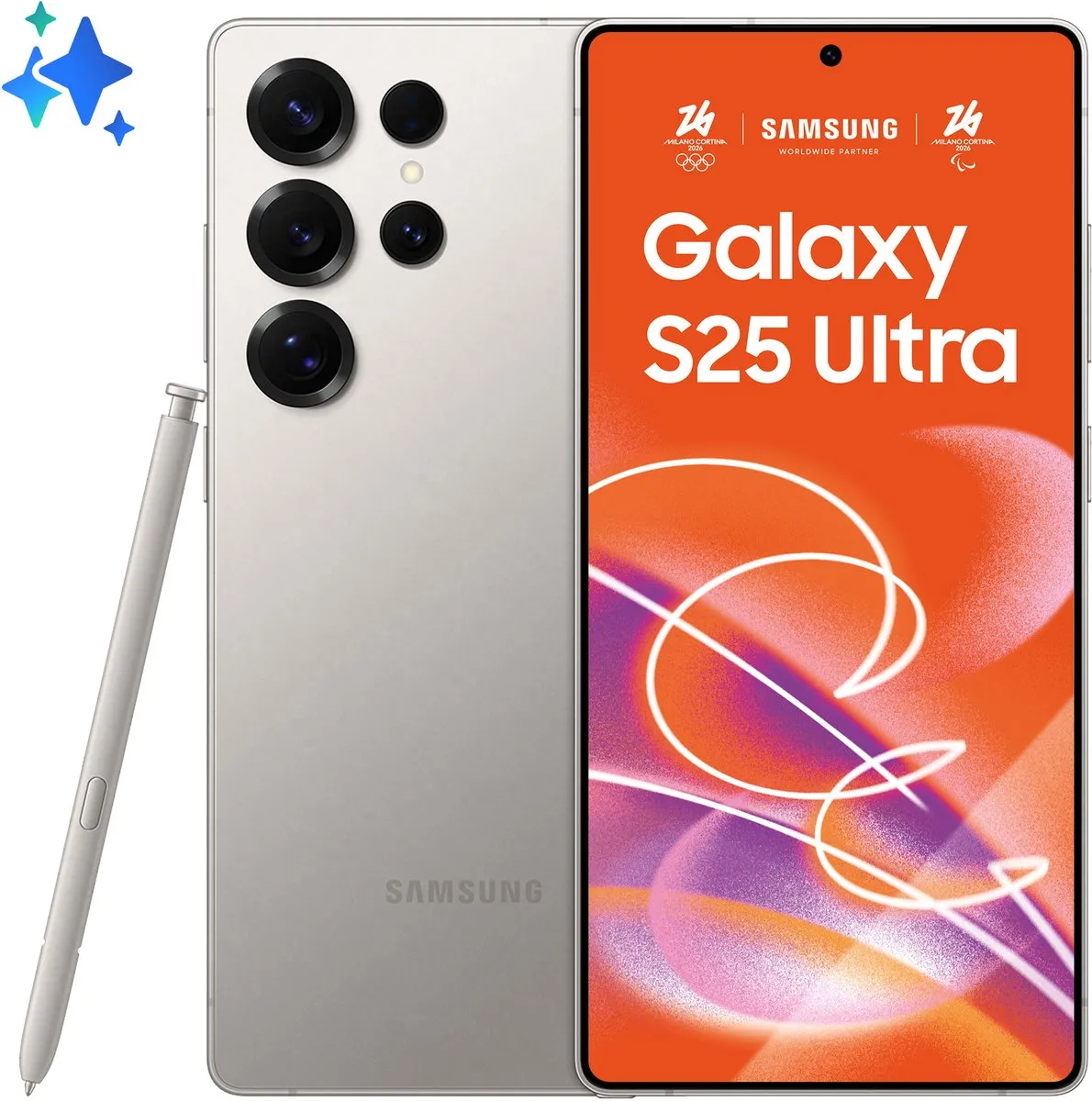 Samsung Galaxy S25 Ultra SM-S938BZTGEUB - 512GB - Titanium Gray