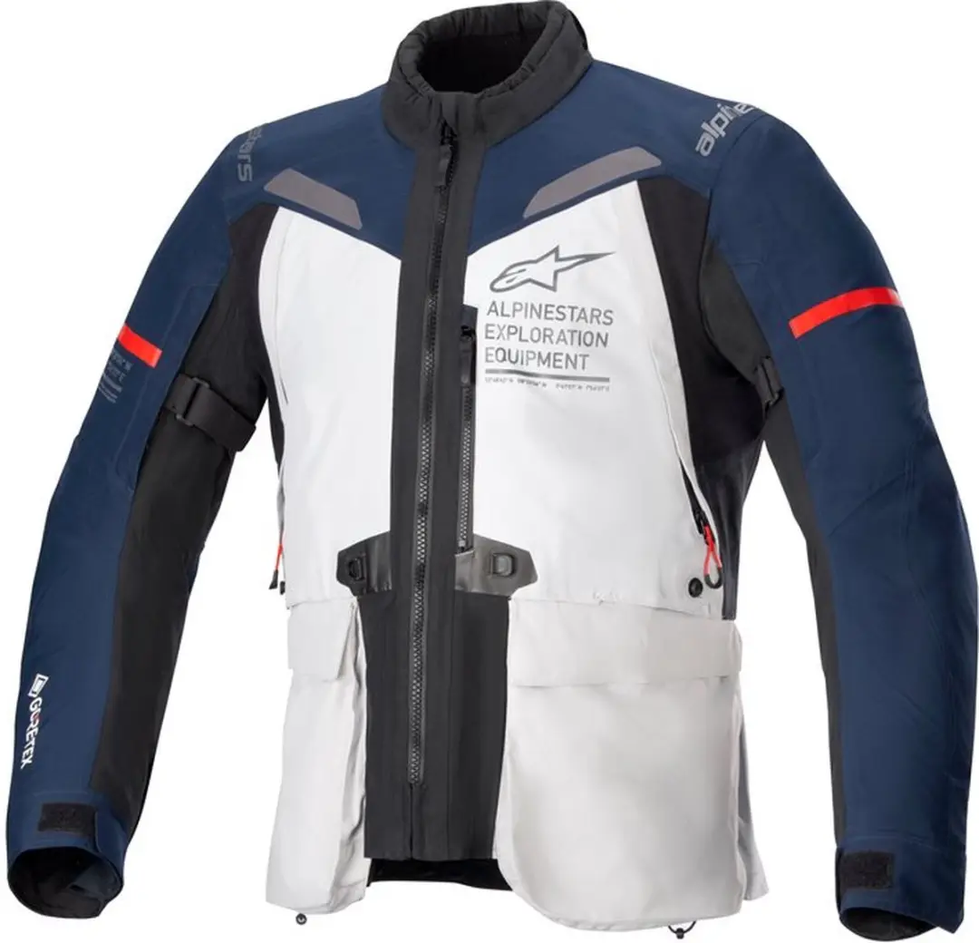 Alpinestars ST-7 2L Gore-Tex Jas - IJsgrijs/Donkerblauw/Zwart - afbeelding 3 van 3