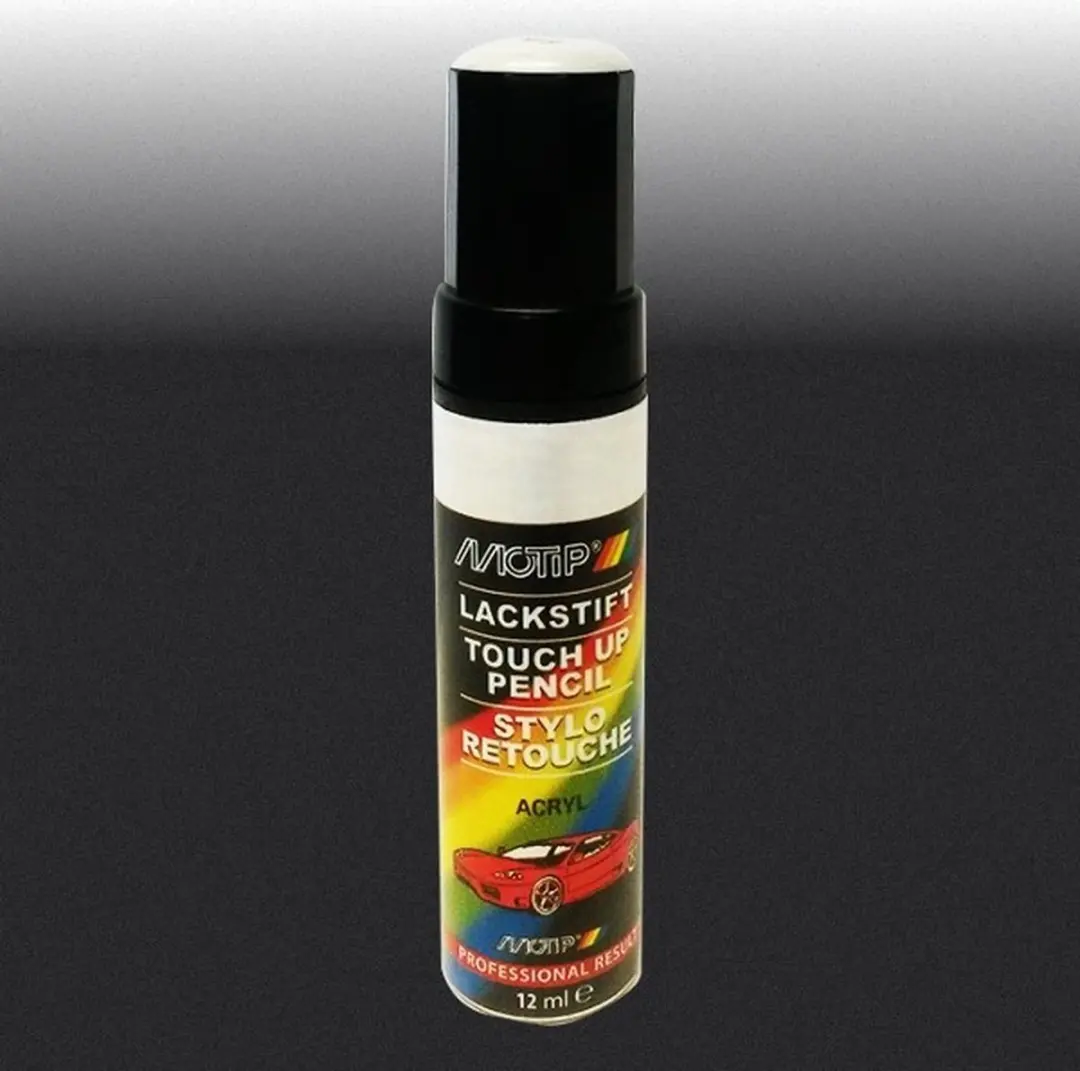Motip 951020 Auto Lakstift Zwart Metallic 12ml