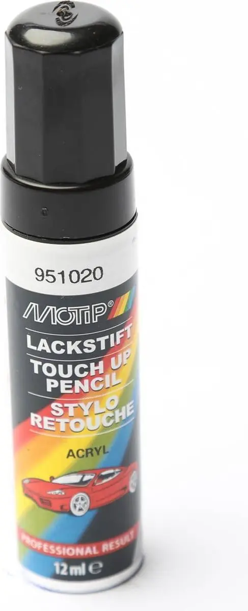 Motip 951020 Auto Lakstift Zwart Metallic 12ml