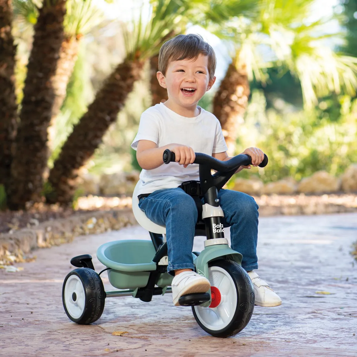Smoby Life Baby Balade Driewieler - 10+ maanden - Groen/Zwart/Beige